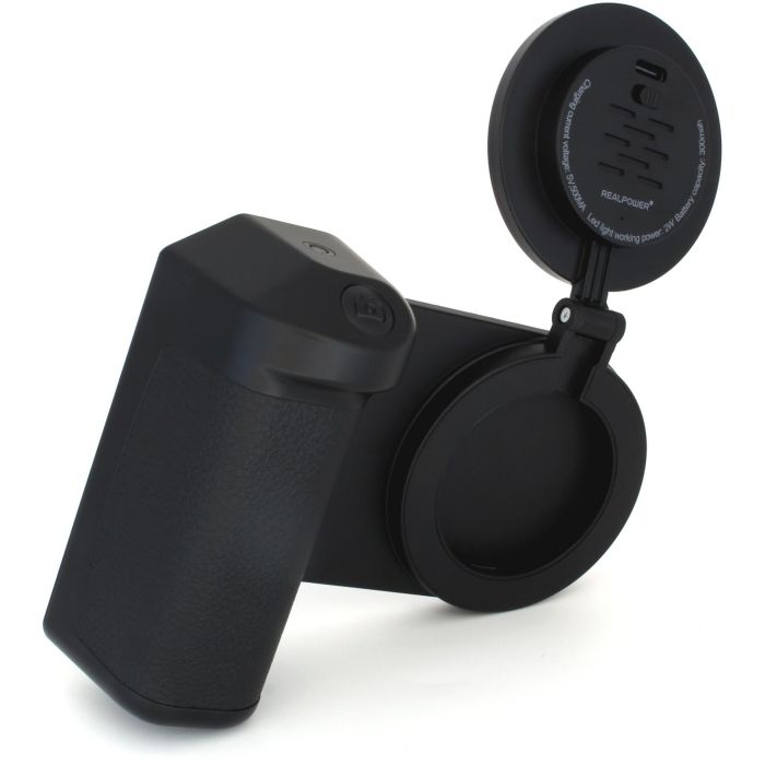 Realpower Selfie MagFree Selfieholder con 4.800mAh y Selfie Light 2