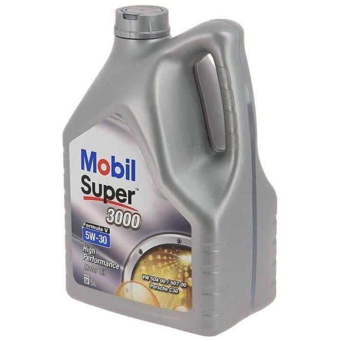 Mobil S3000 Aceite de Motor Sintético 5W30 Fórmula V 5 L | Protección Extrema y Limpieza del Motor