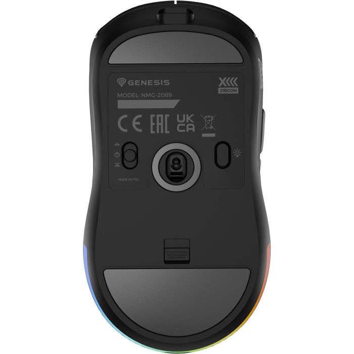 Genesis Zircon XIII Ratón Gaming Ambidextro Óptico Pixart PAW3395 26000 DPI Inalámbrico USB-C 7 Botones 77g 2 Genesis Zircon XIII Ratón Gaming Ambidextro Óptico Pixart PAW3395 26000 DPI Inalámbrico USB-C 7 Botones 77g 2