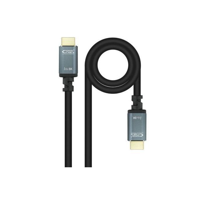 NANO CABLE 10.15.8010 Cable HDMI A/M a HDMI A/M V2.1 IRIS 10.0M 8K Negro 0 NANO CABLE 10.15.8010 Cable HDMI A/M a HDMI A/M V2.1 IRIS 10.0M 8K Negro 0