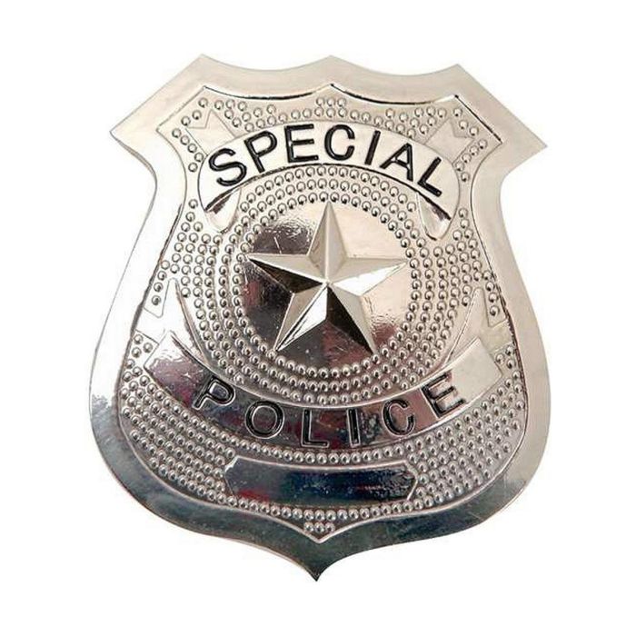 My Other Me Placa de policía de metal, 7 x 6 cm, Edad mínima recomendada 3 años
