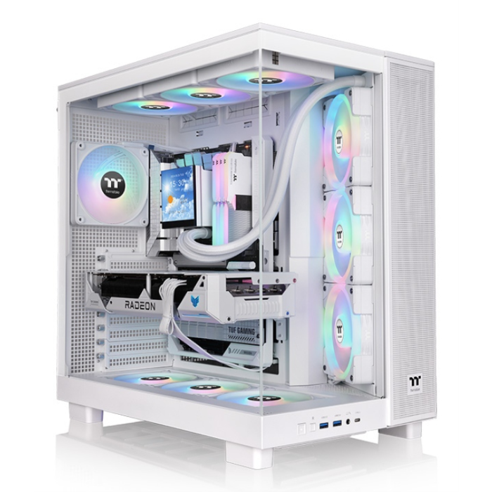 Thermaltake View 380 XL TG ARGB Midi Tower PC Blanco con Cristal Templado