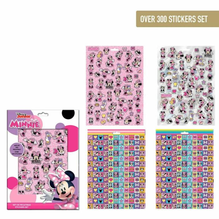 Cerdá Pack de Pegatinas Disney Minnie Mouse para Niños 3+ Años Rosa - 18x25 cm 2 Cerdá Pack de Pegatinas Disney Minnie Mouse para Niños 3+ Años Rosa - 18x25 cm 2