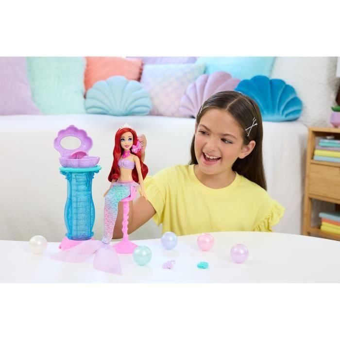 Disney Princess Muñeca Ariel con Tocador. Juguete de Personaje para Niñas. Edad Mínima Recomendada: 3 Años. 3