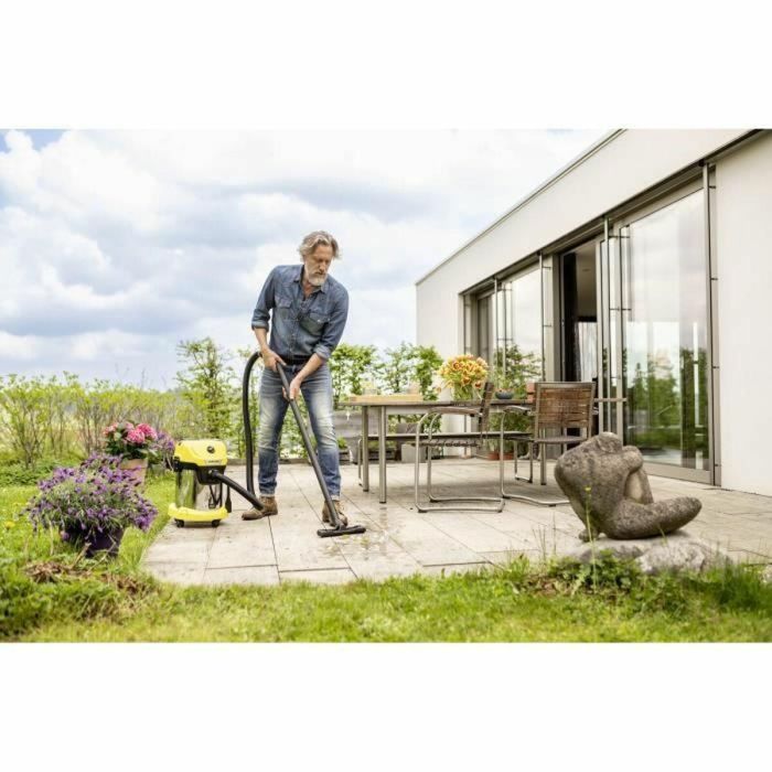 Karcher KAR4054278943596 Aspirador de Agua y Polvo Inalámbrico - Acero - 17 l - Amarillo 1