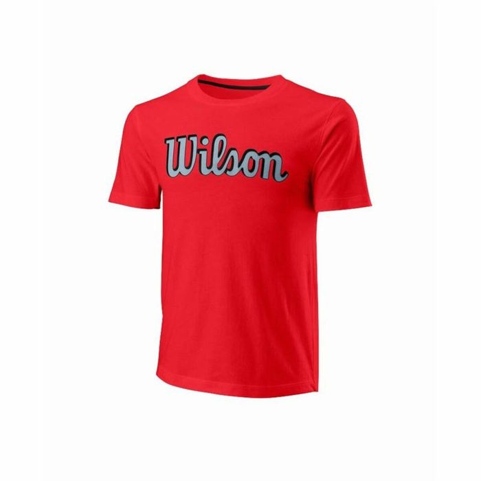 Camiseta de Manga Corta Hombre Wilson Rojo 0 Camiseta de Manga Corta Hombre Wilson Rojo 0