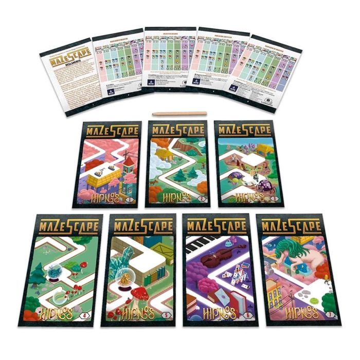Devir Mazescape Hipnos Juego de Laberintos para Niños, Juego de Lógica y Puzzles, A partir de 6 Años, 7 Desafíos, Formato Portátil 2 Devir Mazescape Hipnos Juego de Laberintos para Niños, Juego de Lógica y Puzzles, A partir de 6 Años, 7 Desafíos, Formato Portátil 2