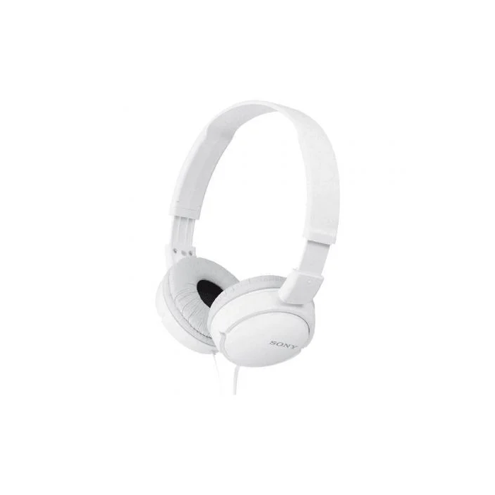Sony MDR-ZX110W Auriculares Diadema Jack 3.5mm Plegables Blancos con Control de Respuesta de Ritmo y Sonido Preciso