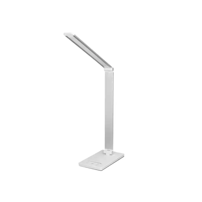 Q-connect Lámpara de Escritorio Vega LED 10W 400 lm Táctil 5 Niveles Brillo Regulable Blanco 9