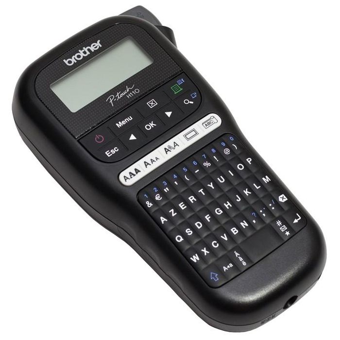 Brother P-touch H110 Rotuladora de Etiquetas Portátil QWERTY con Transferencia Térmica para Cintas TZe de 3.5 a 12mm 5 Brother P-touch H110 Rotuladora de Etiquetas Portátil QWERTY con Transferencia Térmica para Cintas TZe de 3.5 a 12mm 5