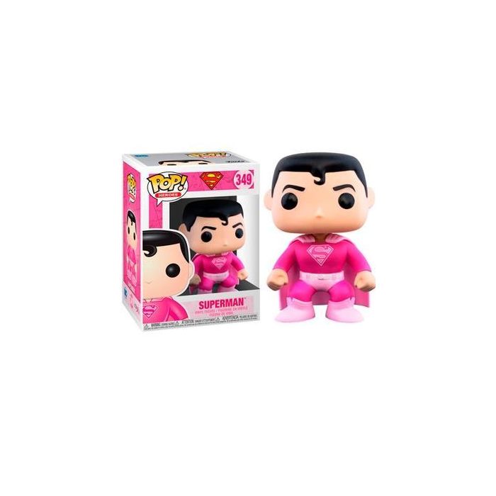 Funko Pop Dc Superman Rosa Investigacion Contra El Cancer De Mama Nº 349 -Caja Original-