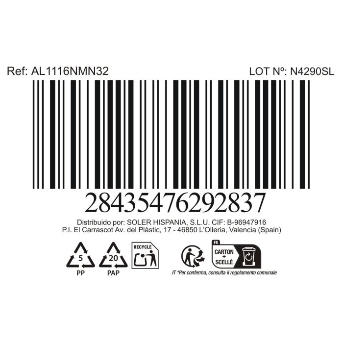 Inde - Set de 3 boles, colección Ischia, Red Opal, negro, 15.8 cm x 5.2 cm cada uno, 250 g, cerámica (4 Cajas)