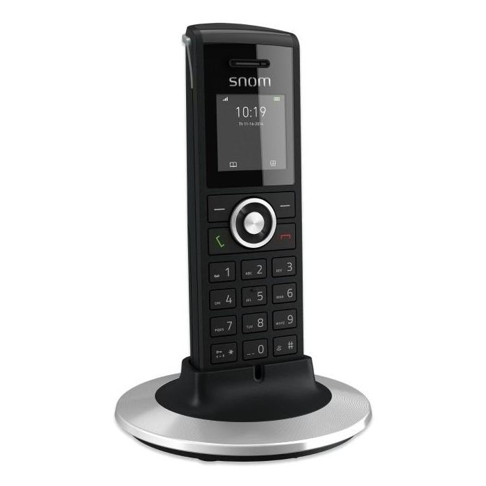Snom M25 Teléfono Inalámbrico DECT Negro para M700, M300 - Pantalla TFT 1.44", Altavoz