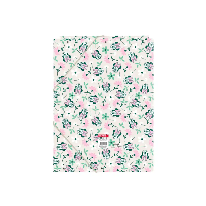 Safta Carpeta Folio Gomas Solapas Minnie Mouse Minty 1