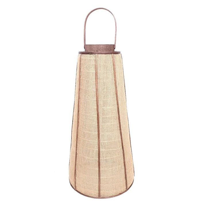 Portavela Oriental DKD Home Decor Natural 30.5 x 73 x 30.5 cm