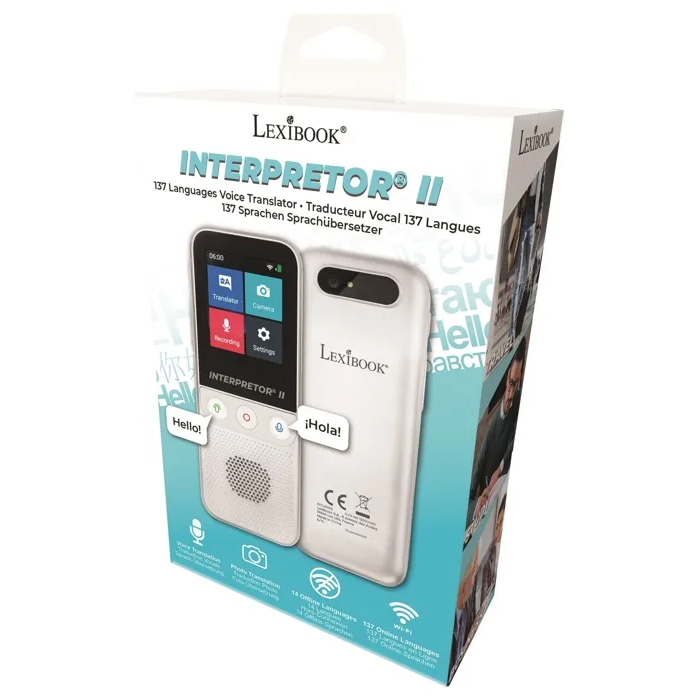 Lexibook Traductor de Voz Instantáneo Interpretor 2 IA - 137 Idiomas con Cámara 1 Lexibook Traductor de Voz Instantáneo Interpretor 2 IA - 137 Idiomas con Cámara 1