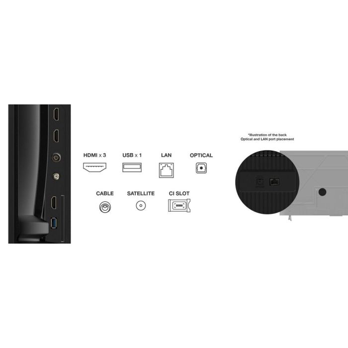 Televisor LED TCL 55P6K 55"/ Ultra HD 4K/ Smart TV/ WiFi 2