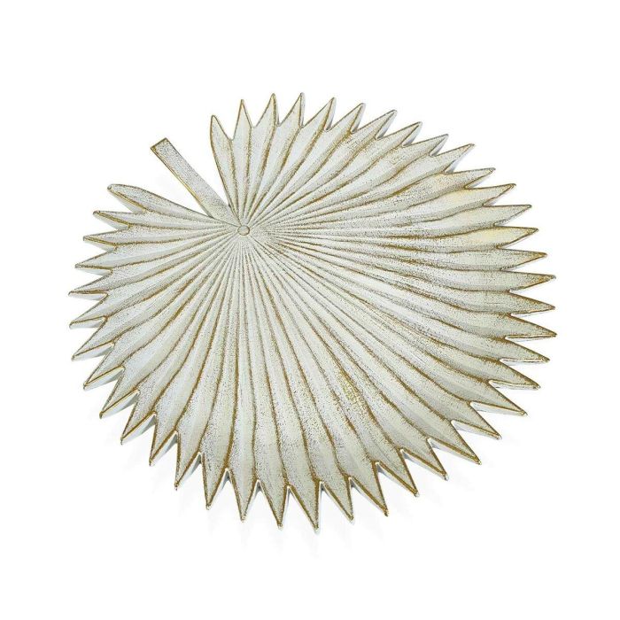 Centro de Mesa Versa Blanco Madera MDF 37 x 3 x 37 cm