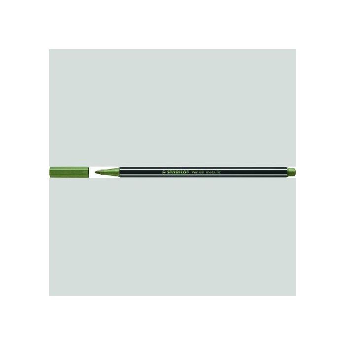 Rotulador Fibra Stabilo Pen 68 Metallic Verde Claro (Set de 10) Rotulador Fibra Stabilo Pen 68 Metallic Verde Claro (Set de 10)