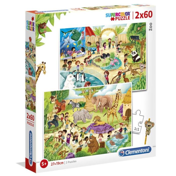Puzzle Zoo 2x60pzs 1