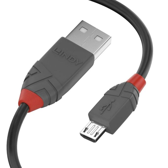 Lindy 2m USB 2.0 Type A to Micro-B Cable, Anthra Line Lindy 2m USB 2.0 Type A to Micro-B Cable, Anthra Line