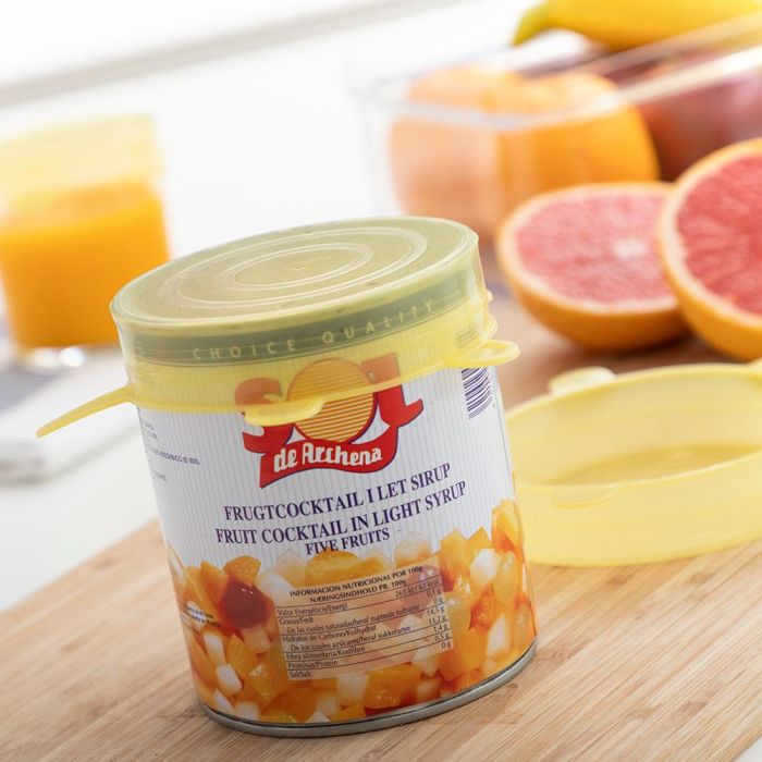 Set de 10 Tapas de Cocina Reutilizables y Ajustables Lilyd InnovaGoods 12 Set de 10 Tapas de Cocina Reutilizables y Ajustables Lilyd InnovaGoods 12