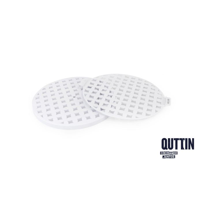 Quttin Cortador de Masa para Pastel Celosía Redondo 30.2 cm x 34 cm x 2 cm (6 Unidades)