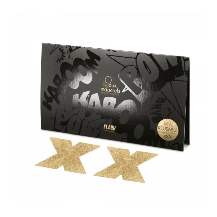 Pezoneras Cruz Doradas Bijoux Indiscrets FLASH 4