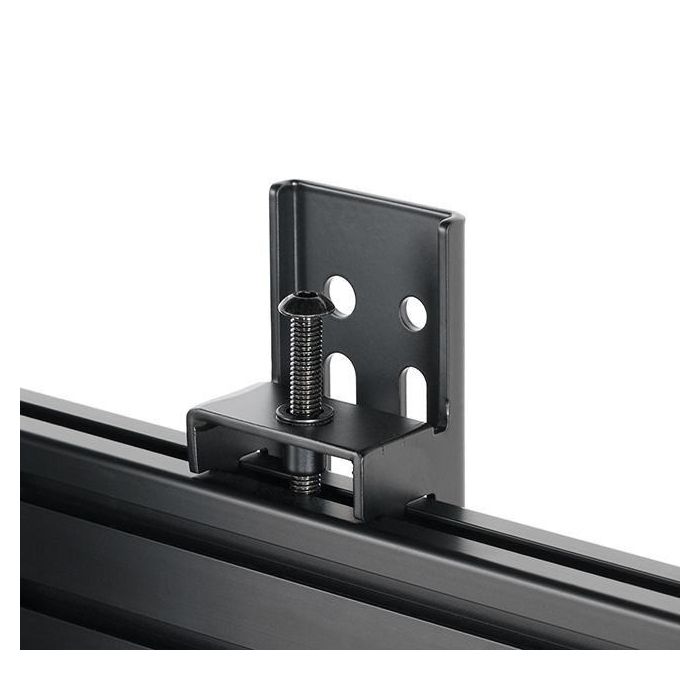 B-Tech BT8528 Soporte de Suelo Premium para Doble Pantalla XXL, Videoconferencia, VESA 1000x800, con Gestión de Cables y Ajustable 3