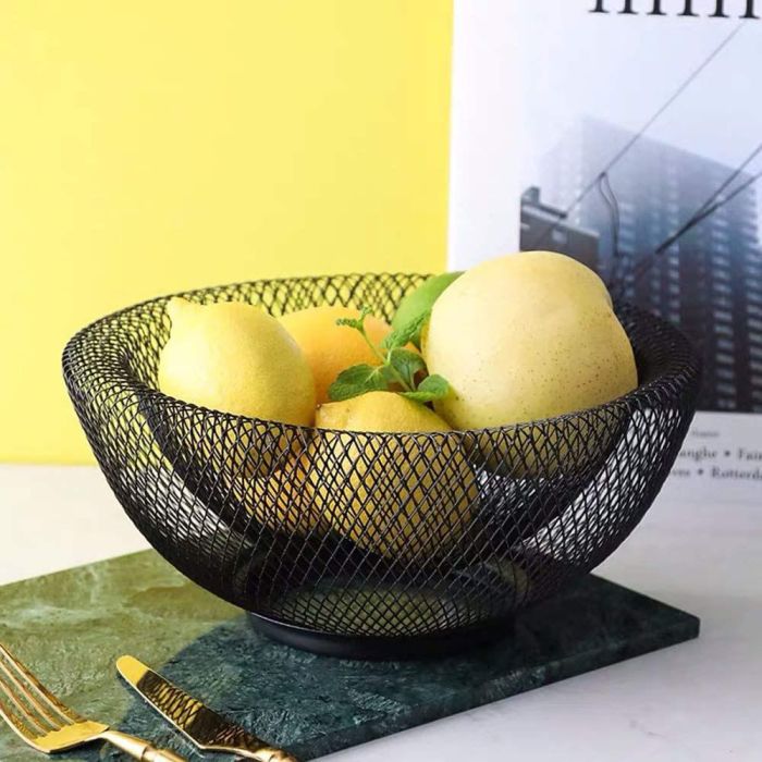 Cesta de metal para frutas Confortime 30x13.5 cm (6 Unidades) 5 Cesta de metal para frutas Confortime 30x13.5 cm (6 Unidades) 5