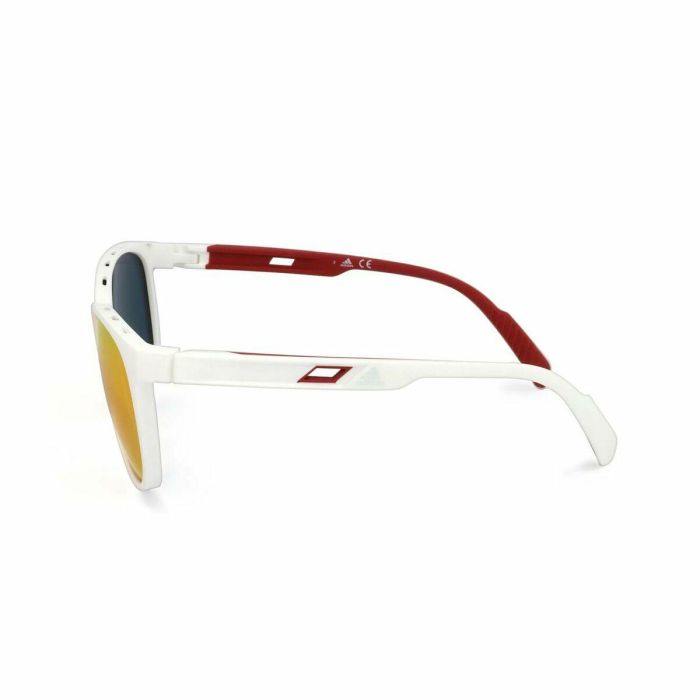 Adidas Sport Gafas de Sol Hombre SP0036 Redonda Blanca Roviex Mirror 56mm 18mm 140mm 4