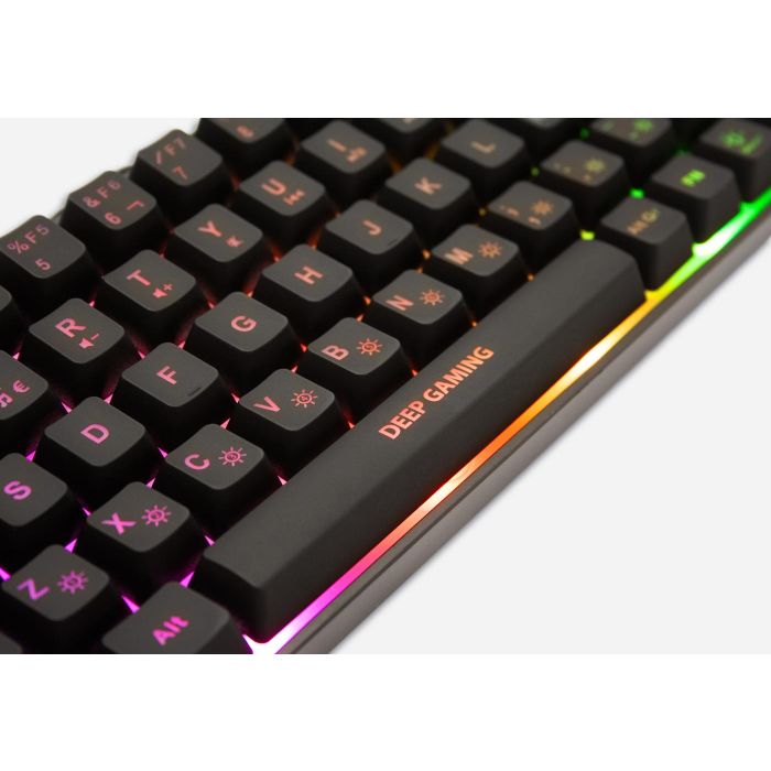 Teclado CoolBox DG-TEC65-RGB Negro Qwerty Español 2 Teclado CoolBox DG-TEC65-RGB Negro Qwerty Español 2