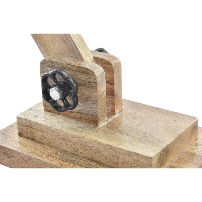 DKD Home Decor Lámpara Sobremesa 15 x 65 x 50 cm Marrón Negro Mango Metal 2