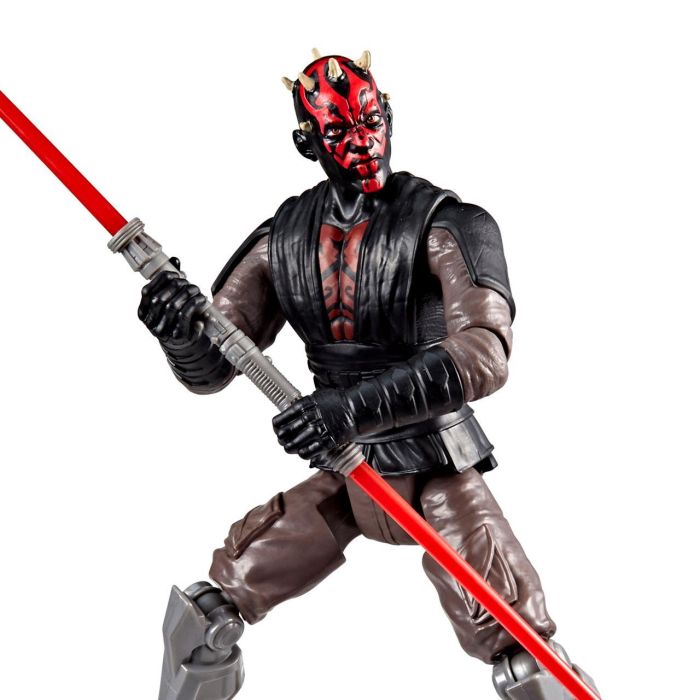 Hasbro Star Wars Titan Series Figura de Acción Darth Maul 30 cm G2687 con Sable de Luz Doble Rojo - Juguete Coleccionable