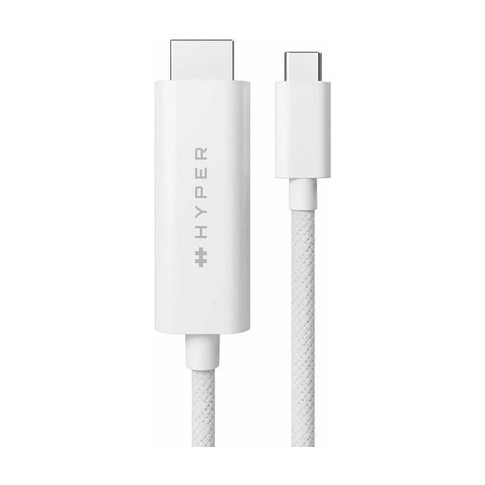 Targus HD6007WHGL Cable Adaptador USB-C a HDMI 4K, 2.5m, Blanco Targus HD6007WHGL Cable Adaptador USB-C a HDMI 4K, 2.5m, Blanco