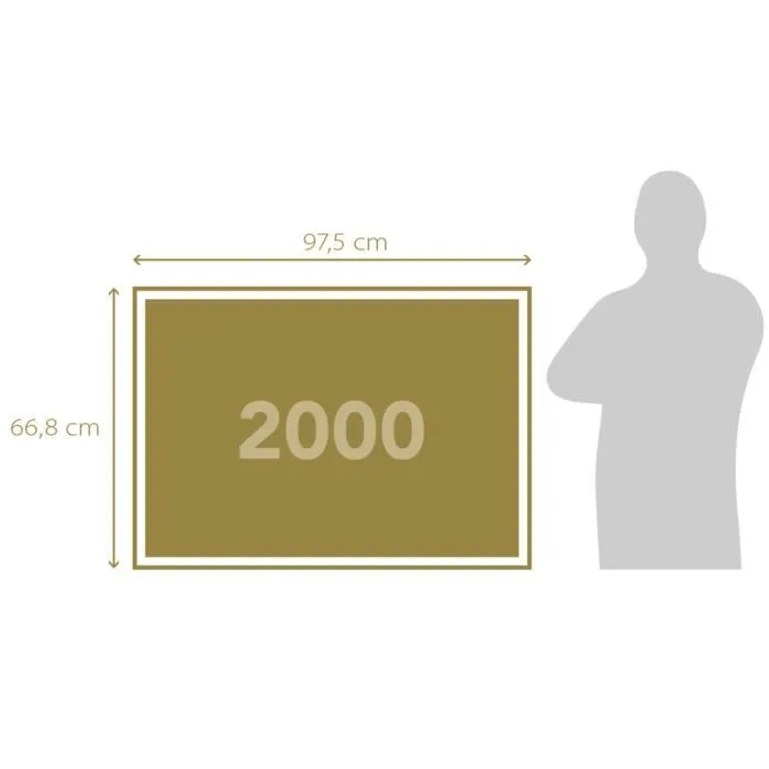 Clementoni Puzzle The Magnificent Grand Canal High Quality 2000 Piezas 97,5x66,8cm 3