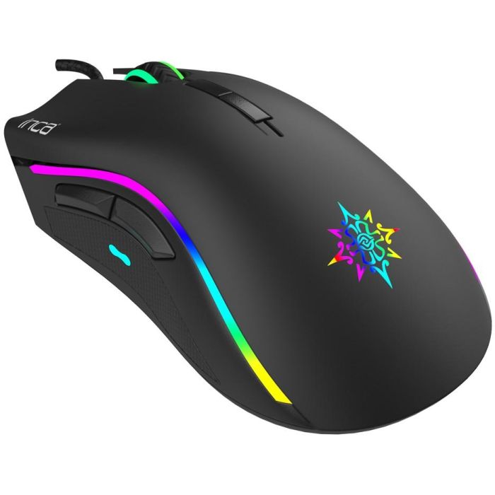 INCA Gaming Maus IMG-349 6400 DPI. RGB. 7 Tasten. USB. SW retail 1 INCA Gaming Maus IMG-349 6400 DPI. RGB. 7 Tasten. USB. SW retail 1