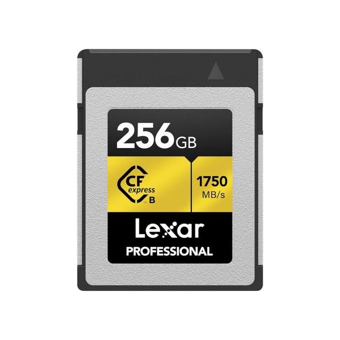 Lexar 256GB Professional CFexpress 4.0 Type-B Card, 3700MB/s Read, 3400MB/s Write, VPG 400 LCXEXD4256G-RNENG
