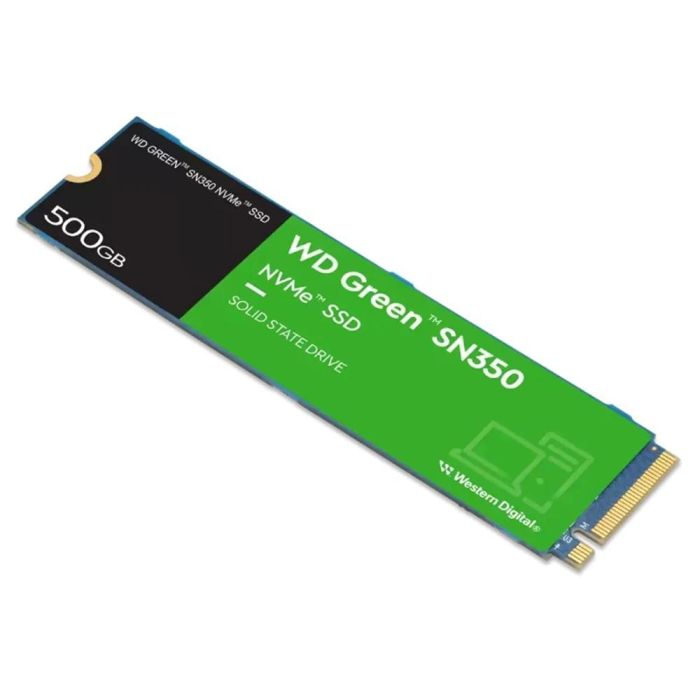 Western Digital WDS500G2G0C Disco SSD WD Green SN350 500GB M.2 2280 PCIe Gen3 x4 NVMe, 2400/1500 MB/s para PC 2 Western Digital WDS500G2G0C Disco SSD WD Green SN350 500GB M.2 2280 PCIe Gen3 x4 NVMe, 2400/1500 MB/s para PC 2