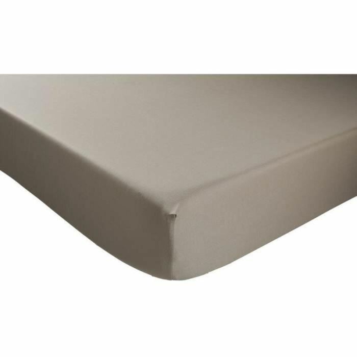 Dodo DOD3609251731922 Sábana Bajera Ajustable Antibacteriana Taupe para Cama 140x190 cm y Colchón hasta 32 cm 2