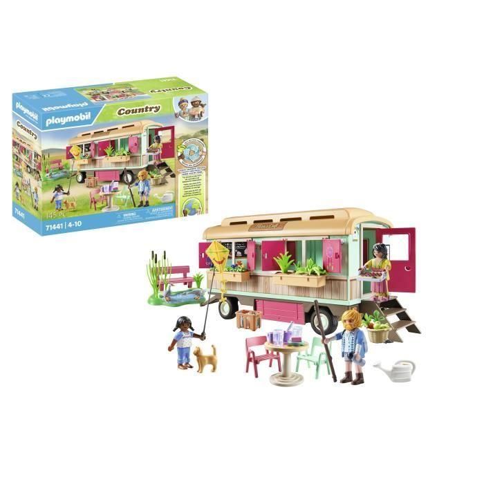 PLAYMOBIL 71441 Caravana cafetería boutique - Campo - A partir de 4 años 5 PLAYMOBIL 71441 Caravana cafetería boutique - Campo - A partir de 4 años 5