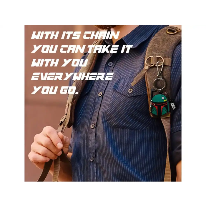 Wondee Llavero USB Boba Fett 32GB Memoria Flash con Adaptador USB C 4