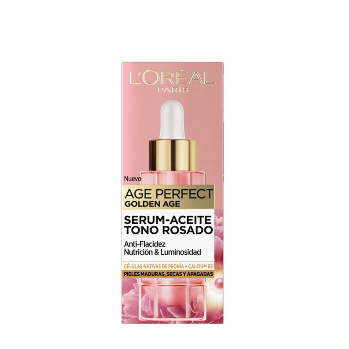 L'Oréal Paris Age Perfect Golden Age Serum-Aceite Tono Rosado 5 L'Oréal Paris Age Perfect Golden Age Serum-Aceite Tono Rosado 5