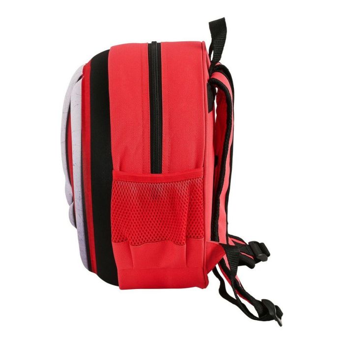 Mochila Escolar 3D The Avengers Rojo Negro Blanco (31 x 31 x 10 cm) 1