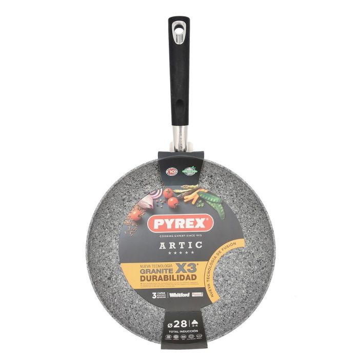 Pyrex Sartén Aluminio Estampado Artic 28 cm Antiadherente Inducción 5 Pyrex Sartén Aluminio Estampado Artic 28 cm Antiadherente Inducción 5