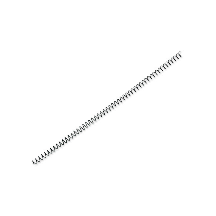 Yosan Espiral Metálico Negro Paso 64 5:1 6mm Calibre 1,00mm Dimensiones 95x360x160 mm 1