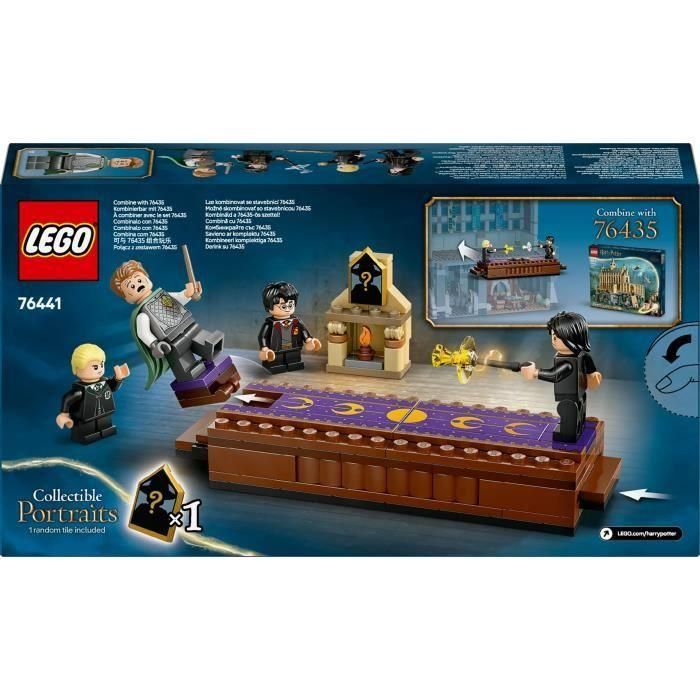 LEGO 76441 Castillo Hogwarts: Club de Duelo Harry Potter - Minifiguras Harry Potter, Draco Malfoy, Gilderoy Lockhart, Severus Snape 5 LEGO 76441 Castillo Hogwarts: Club de Duelo Harry Potter - Minifiguras Harry Potter, Draco Malfoy, Gilderoy Lockhart, Severus Snape 5