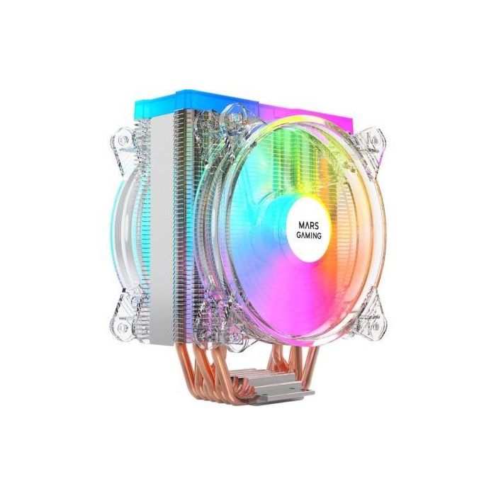 Mars Gaming MCPU66 Ventilador con Disipador CPU Doble 12cm ARGB TDP 220W Mars Gaming MCPU66 Ventilador con Disipador CPU Doble 12cm ARGB TDP 220W