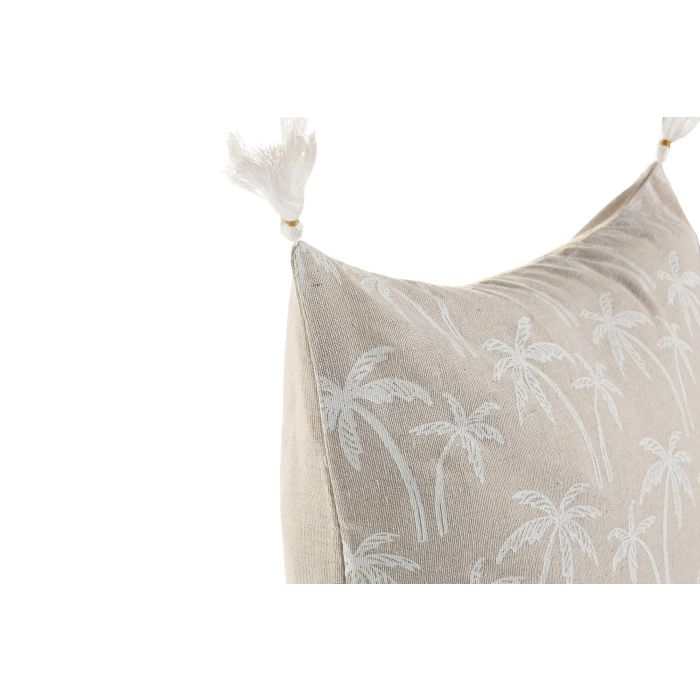 Cojin Boho DKD Home Decor Natural Blanco 45 x 45 cm (2 Unidades) 1 Cojin Boho DKD Home Decor Natural Blanco 45 x 45 cm (2 Unidades) 1