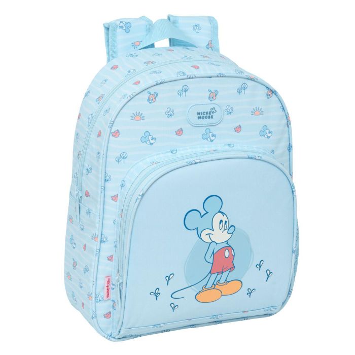 Mochila Infantil Mickey Mouse Clubhouse Baby Azul claro 28 x 34 x 10 cm 0 Mochila Infantil Mickey Mouse Clubhouse Baby Azul claro 28 x 34 x 10 cm 0